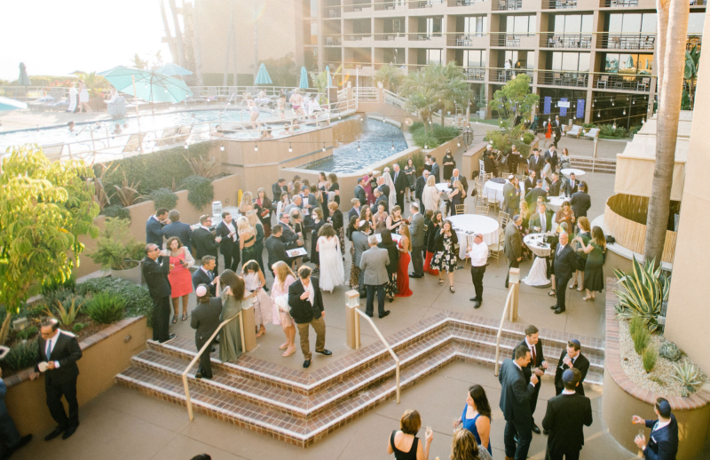 The Champaign Courtyard at The Cliffs Hotel and Spa, Pismo Beach, California