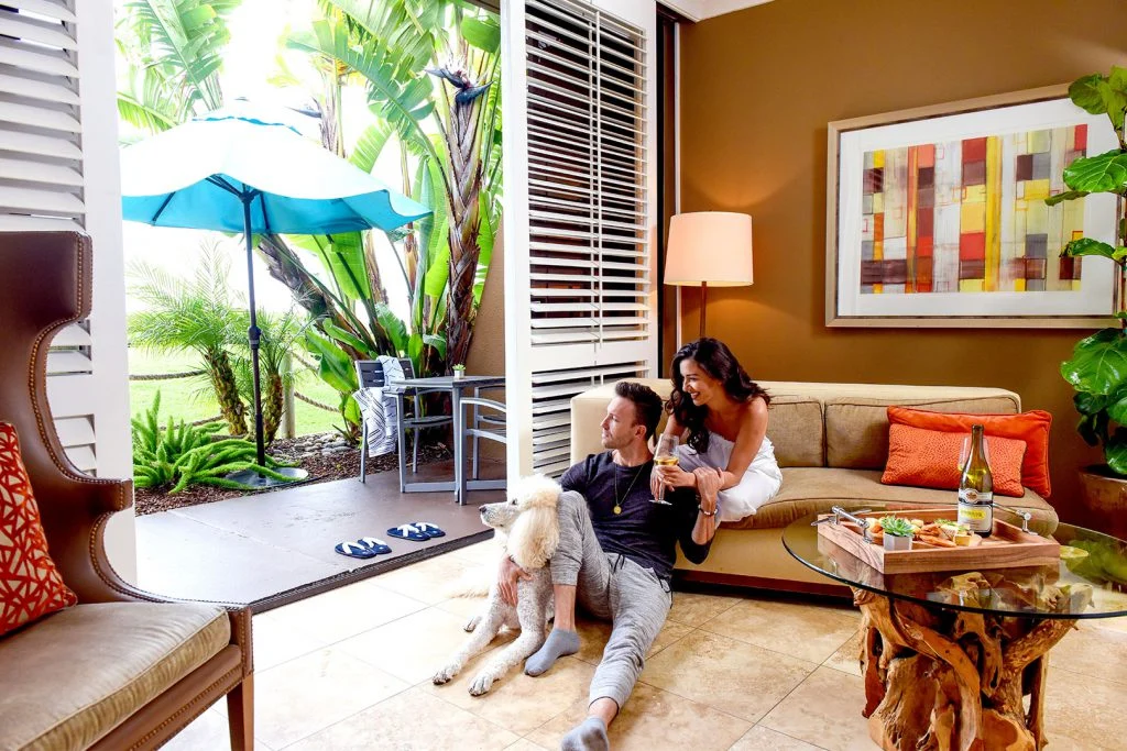At The Cliffs Hotel and Spa your dogs are always weldome!